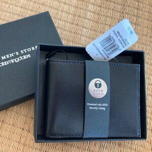 Men's leather WALLET, new, Bloomingdales
